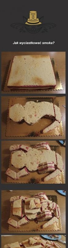 jak wyciasteczkować smoka :)