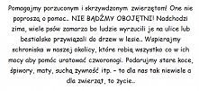 KOCHANI POMAGAJMY ZWIERZĘTOM.. ONE NIE POTRAFIĄ TEGO ZROBIĆ