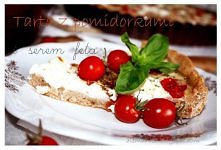 Tarta z pomidorkami i serem feta