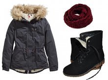 Hej, tak wygląda moj zimowy zestaw w tym roku. Mam tylko pytanie o dodatki. Chodzi o czapke, rękawiczki i torebke. O kolor dokładniej. Jakieś pomysły ?? :)