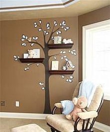 drzewko na  ścianie