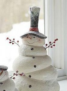 bałwanek z masy solnej