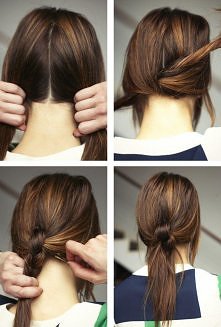 Straight Hair Every Day - Ponytail with Braid