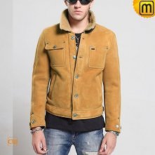 Dallas Mens Sheepskin Fur Lined Flying Jacket CW860183