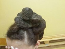 Fryzura wykonana na siatce :)