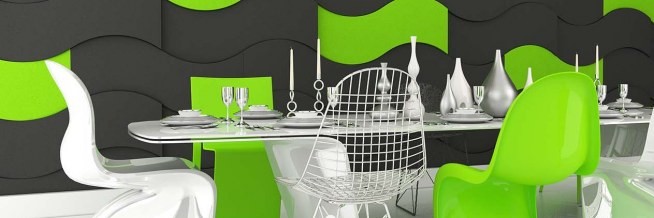 Panel ścienny 3D Fluffo - Wave