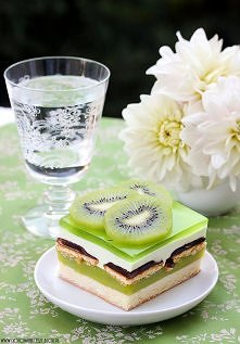 Ciasto Shrek 

Biszkopt:

 

* 4 duże jajka

* 4 łyżki cukru

* 4 łyżki mąki pszennej (niezbyt płaskie, ale też nie czubate)

* 1,5 łyżki budyniu waniliowego (proszek)

* 2 opak...