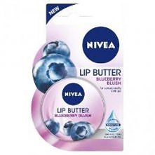 NIVEA® blueberry blush balsam do ust. Wzbogacona o masło shea i olejek migdałowy formuła balsamu do ust NIVEA z HYDRA IQ, zapewnia intensywne nawilżenie i długotrwałą pielęgnacj...