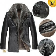 Berlin Mens Fur Coat Leather Parka CW868871