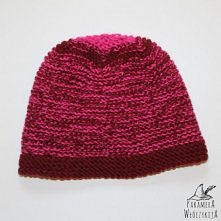 Bordowo-różowa, niepowtarzalna!