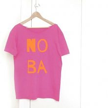 No ba Krótki różowy Oversize