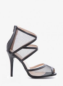 DeeZee - Sandały Monique Black Heeled Sandals
