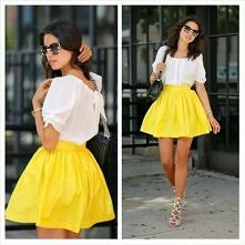 Boska żółta spódniczka