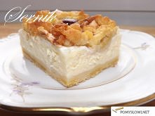 Składniki na dużą blachę:

1) Kruche ciasto:

500 g mąki pszennej
4 żółtka
225 g masła
150 g cukru pudru
1 opakowanie cukru wanilinowego
1 łyżka kwaśnej śmietany
1 łyżeczka pros...