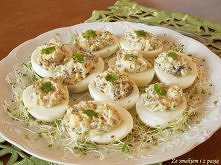 Jaja z farszem pieczarkowym