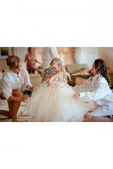 The Victorian, Flower girl dress Ivory, Champagne tutu dress, baby tutu dress, toddler tutu dress,newborn