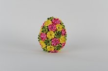 jajo Wielkamocne w stylu kanzashi