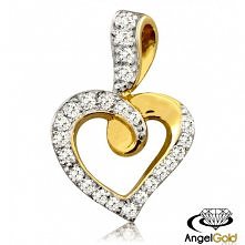 Idealny prezent na walentynki. Wisiorek wykonany w całości z 8 karatowego złota. KLIKNIJ W ZDJĘCIE ABY PRZEJŚĆ DO SKLEPU