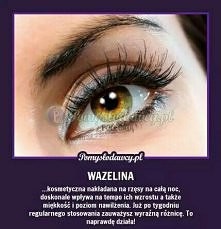 Wazelina - sposób na piękne rzęsy?