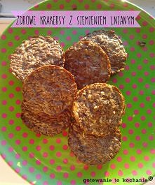krakersy z siemieniem lnianym - do wypróbowania :)