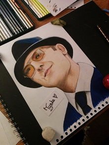 Raymond Reddington - z serialu Czarna lista :) polecam serial :)