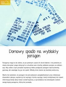 sposób na paragon