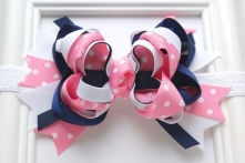 Opaska duża kokarda dla dzieci by Filipola