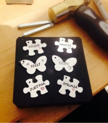 zawieszki personalizowane :) imieninki :)