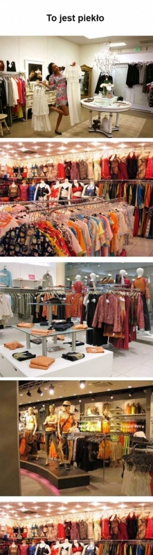 typowy facet na zakupach z dziewczyną... :D