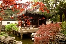 Ogód Yu Yuan Szanghai Chiny. Ogród pochodzi z 1559, budowa trwała 20 lat. Znajduje sie w centrum starego miasta Shanghaju. Uważany jest za jeden z najbardziej luksusowych i najp...