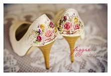 buty ręcznie malowane