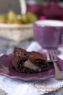 brownie gruszkowe