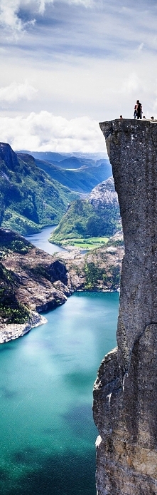 Pulpit Rock, Lysefjord in Rogaland, Norway