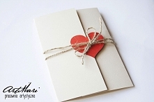 oryginalne zaproszenie ślubne w stylu rustykalnym