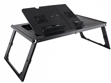 czarny stolik pod laptop