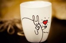 kubeczek króliś grubasek ręcznie malowany na zamówienie we wszystkie wzory świata boohomazy