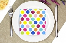 Serwetki dekoracyjne PAW LARGE DOTS 20 szt.