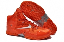Nike LeBron 11 "Forging Iron" King James Basketball Shoes Urban Orange Basketball Shoes