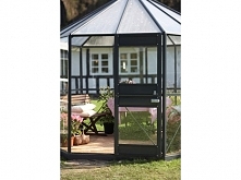 Dzięki serii DIAMOND zyskacie nie tylko szklarnie, lecz pawilon ogrodowy, w którym będziecie mogli z przyjemnością siedzieć od wczesnej wiosny aż do późnej jesieni. Dach składa ...