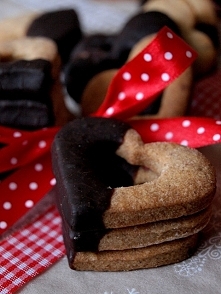 Świąteczne ciasteczka w czekoladzie