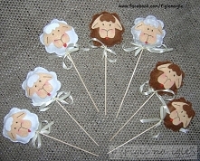 Ozdoby wielkanocne z filcu :)