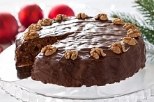 Torcik orzechowo-czekoladowy