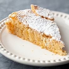 Ciasto migdałowe z Kwestii Smaku - wygląda przepysznie, mało składników... chyba spróbuję zrobić ;)