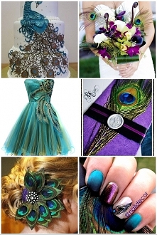 motyw pawiego pióra