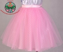 rozkloszowana tiulowa spódnica