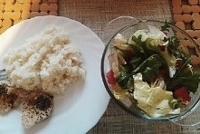 zdrowy obiadek mymmm pychota :*