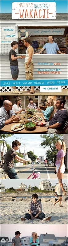 Najlepsze najgorsze wakacje / The Way Way Back (2014) - Film familijny. Z humorem ale poruszający ważne tematy. Potwierdza w stwierdzeniu, że ludzi nie należy oceniać pochopnie ...