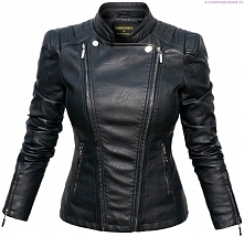 Kurtka Damska Ramoneska Moto Biker Jacket model #100 fashionavenue.pl
