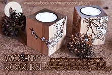 Uwaga konkurs! Do wygrania świeczniki - link w komentarzu, zapraszam