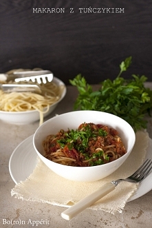 Makaron z tunczykiem